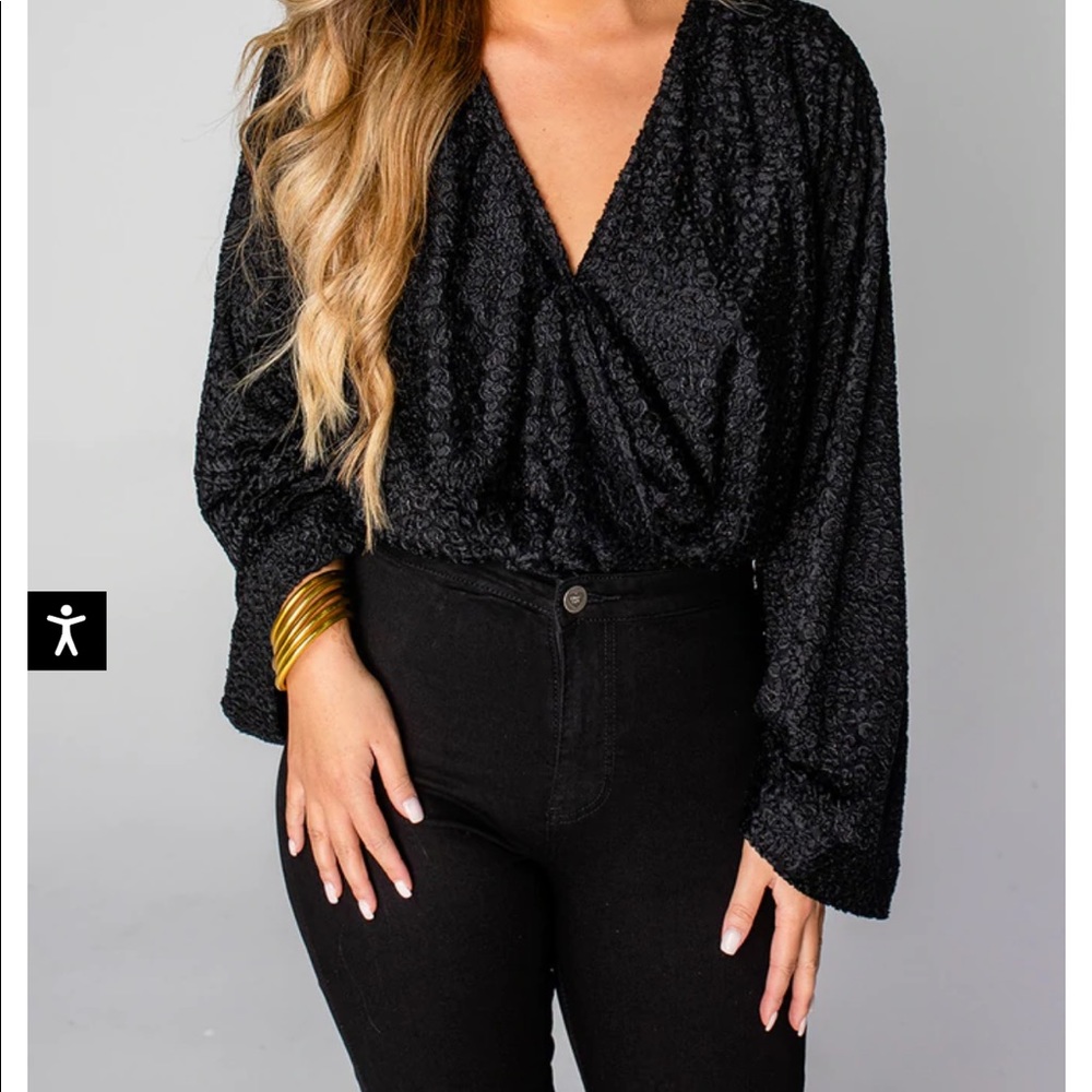 Black buddy love bodysuit.